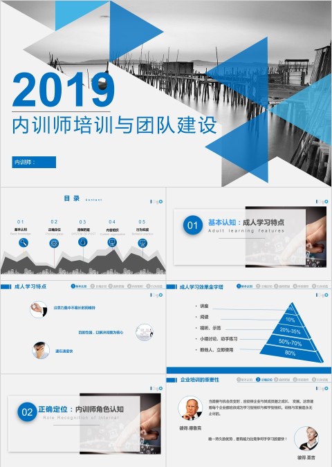 内训师培训与团队建设PPT模版