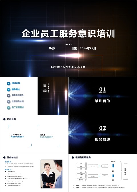 企业员工服务意识培训ppt