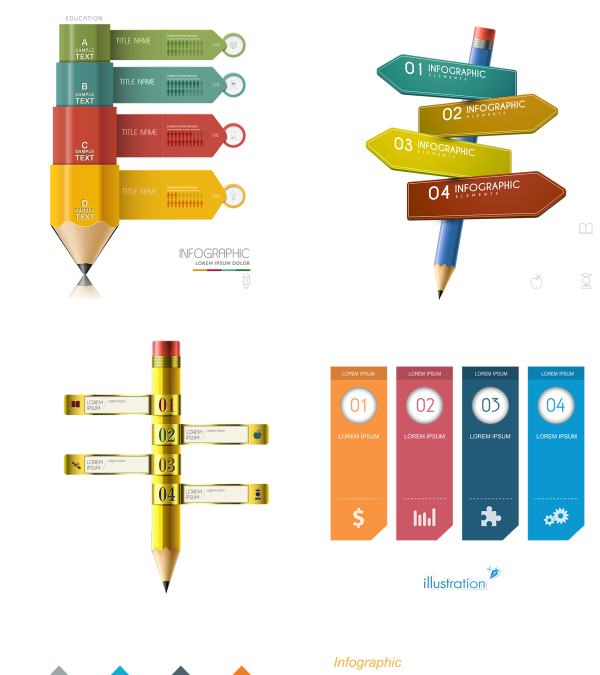 PPT数据统计目录PNG免扣素材