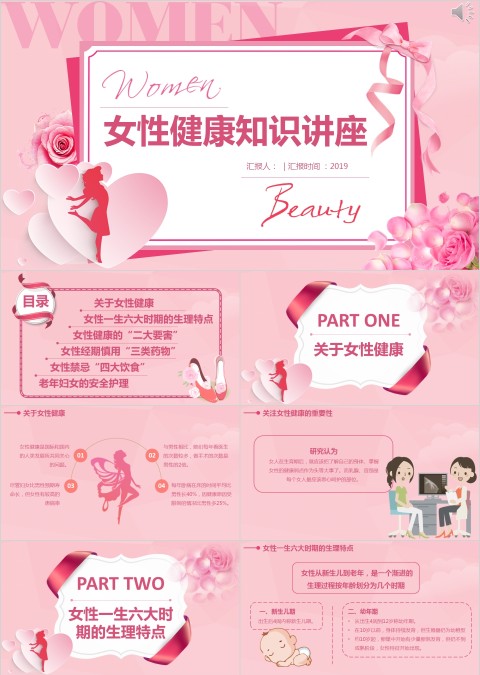 女性健康知识讲座ppt