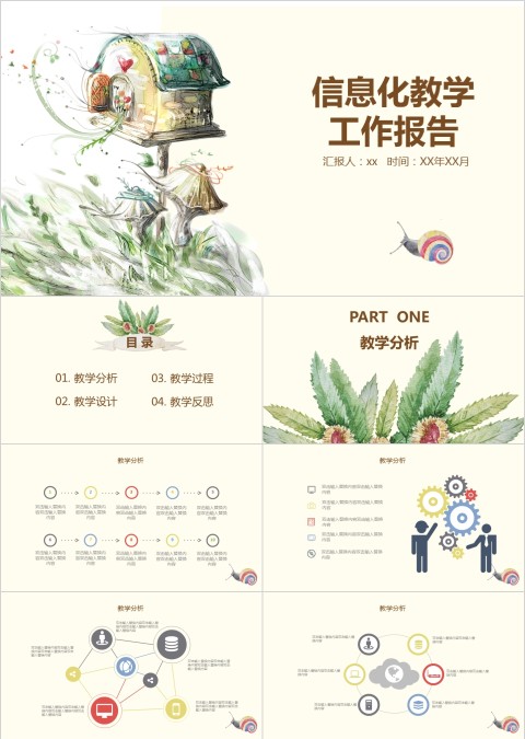 大自然背景信息化教学工作汇报