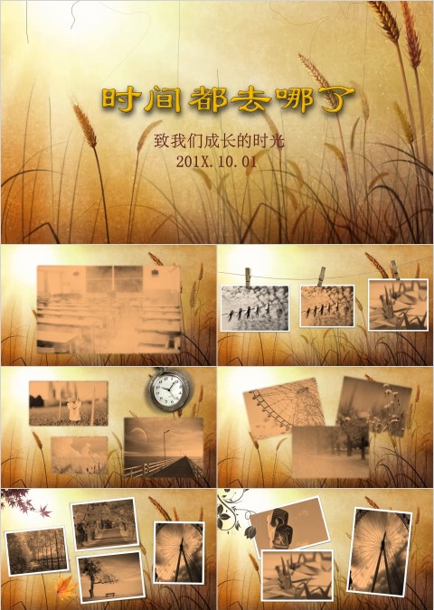 我们成长的时光ppt