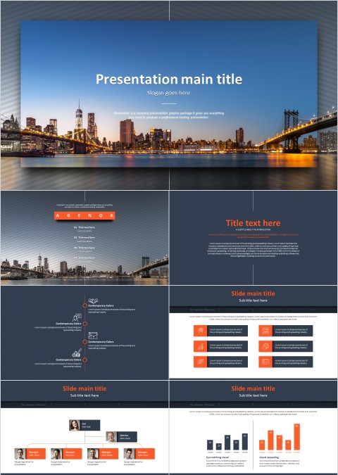 企业宣传ppt模板工作汇报ppt模板
