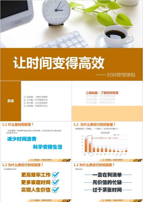 让时间变得高效时间管理技能培训新员工入职培训课程   