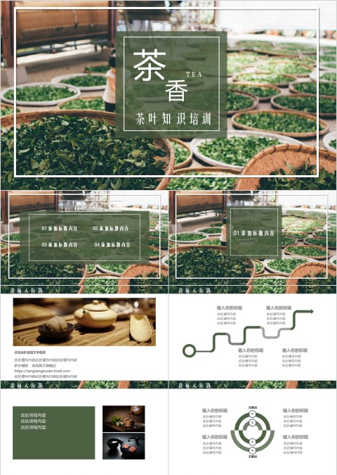 简约茶香茶叶知识培训