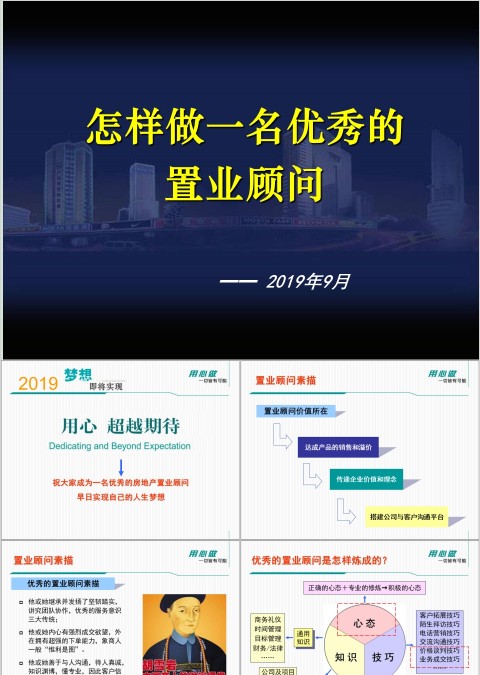 房地产优秀的置业顾问ppt