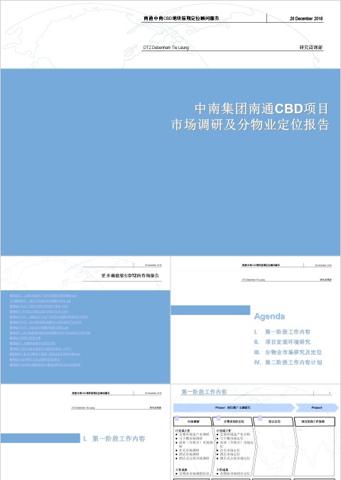 房地产市场调研及分物业定位报告