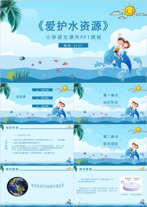 简约保护水资源爱护水资源ppt