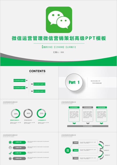 微信运营营销策划ppt