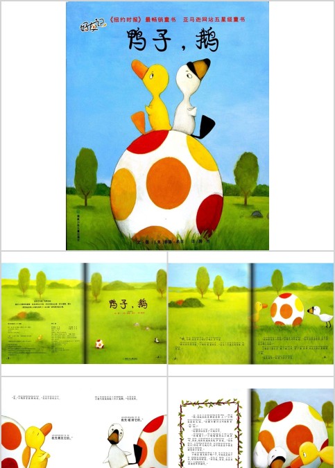 鸭子鹅幼儿绘本教育课件