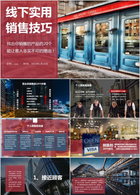 线下实用销售技巧销售服务培训PPT