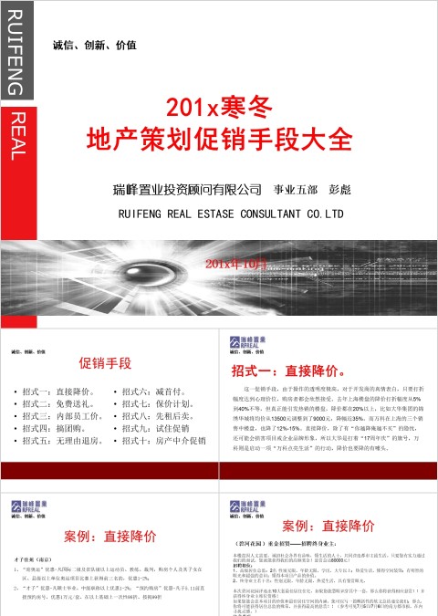 房地产策划促销售ppt