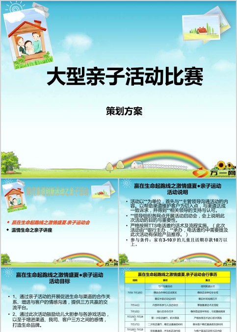 大型亲子活动比赛策划方案PPT