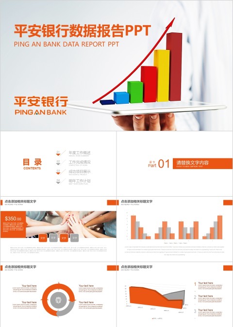 平安银行数据报告ppt
