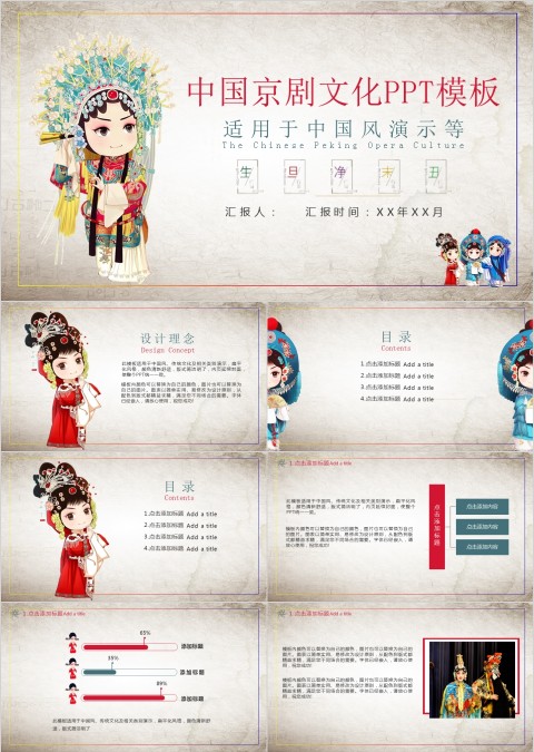 中国京剧戏曲文化PPT