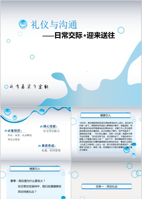 礼仪与沟通商务礼仪培训PPT