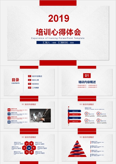 202x培训心得体会述职报告ppt