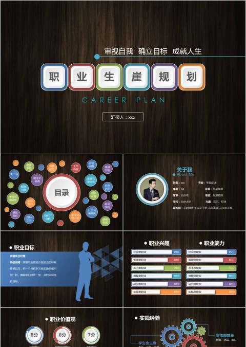 职业生涯规划PPT模板