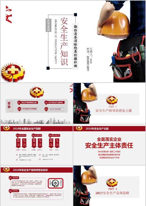 安全生产知识 勤俭清查消除隐患防微杜渐安全生产PPT