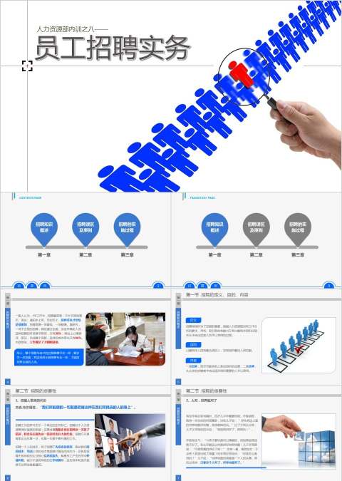 人力资源部内训招聘员工实务员工培训PPT