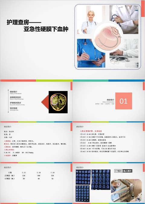 亚急性硬膜下血肿护理查房PPT 