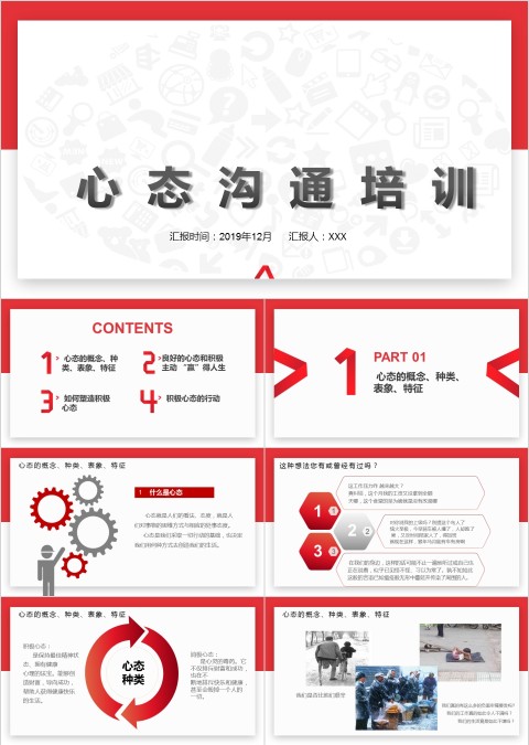 202X心态沟通培训员工培训PPT