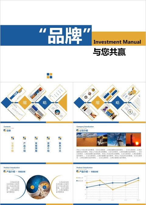 202X年企业项目合作招商方案PPT模板招商加盟PPT