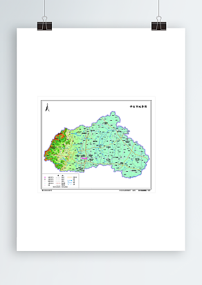 邢台市地图（地势版）高清PDF版