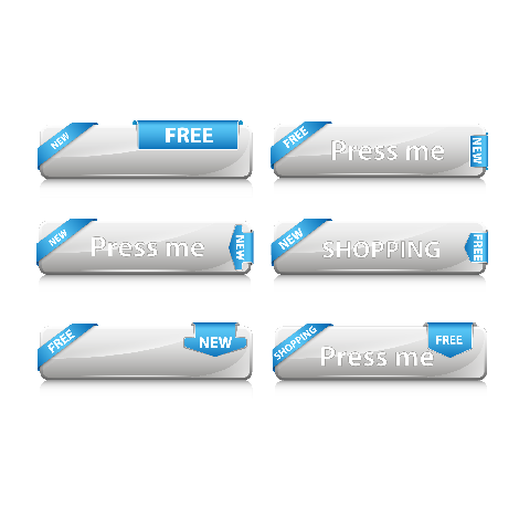 蓝色方形箭头导航