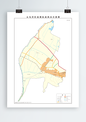 乌鲁木齐市-头屯河区（高清EPS版）