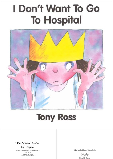 绘本故事--《I Don't Want To Go To Hospital 》我不想去医院