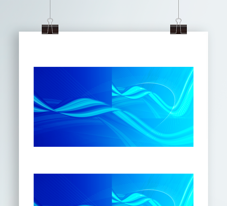 唯美简约风背景墙设计图