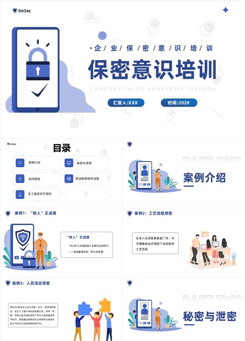 企业保密意识培训课件ppt
