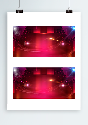 科技风背景墙设计图