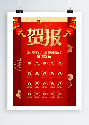 金榜题名，热烈祝贺高考捷报频传