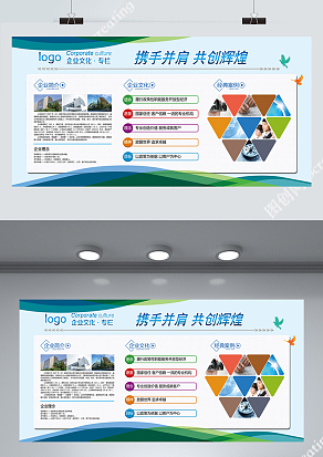 公司简介企业文化展板