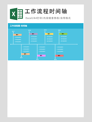 工作流程时间轴