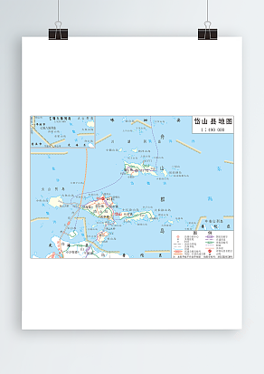 岱山县全要素地图（高清EPS版）