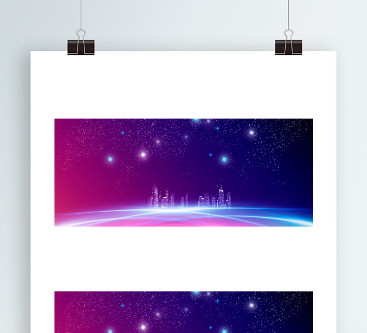 商务科技简约唯美背景图