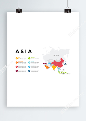 亚洲AI矢量地图