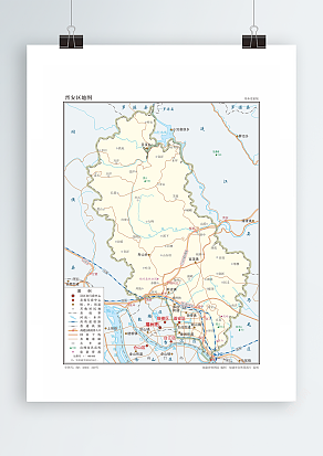 晋安区地图_基本要素版（高清PDF版）
