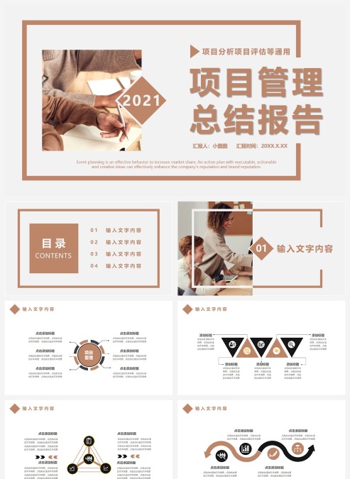 项目管理总结报告项目分析项目评估等通用