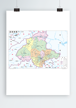 山西阳泉市盂县地图（高清EPS版）