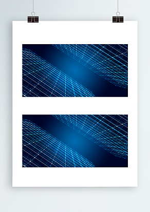 2021蓝色高楼大厦背景