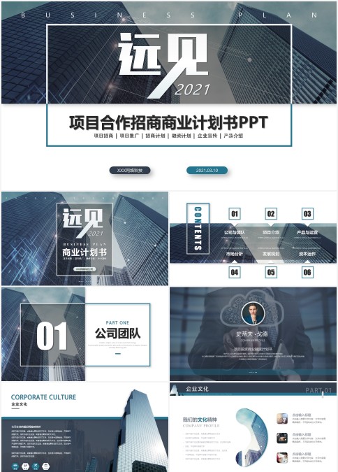 招商远见项目合作招商投资商业计划书