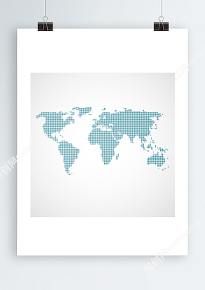 世界锚点Ai矢量地图