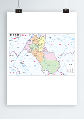 山西晋中市祁县地图（高清EPS版）