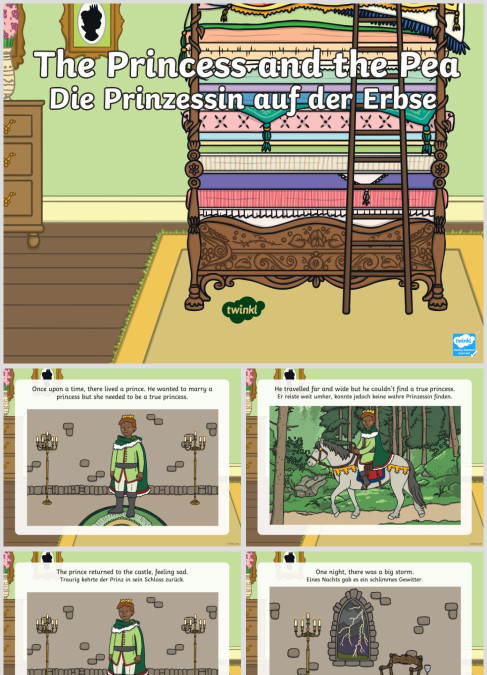 高清绘本故事《豌豆公主》