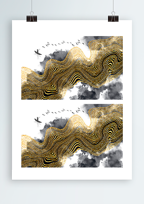 年轮等高线背景帷幕