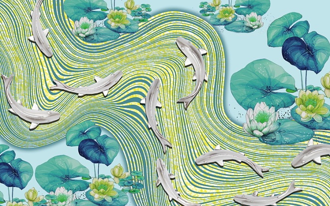 2021优美线条背景唯美